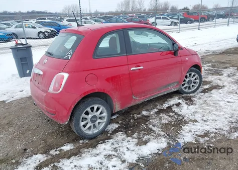 2017 Fiat 500 Pop из США, поврежденный, VIN 3C3CFFKR6HT535833